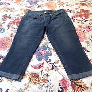 Faded glory softly worn capri pants